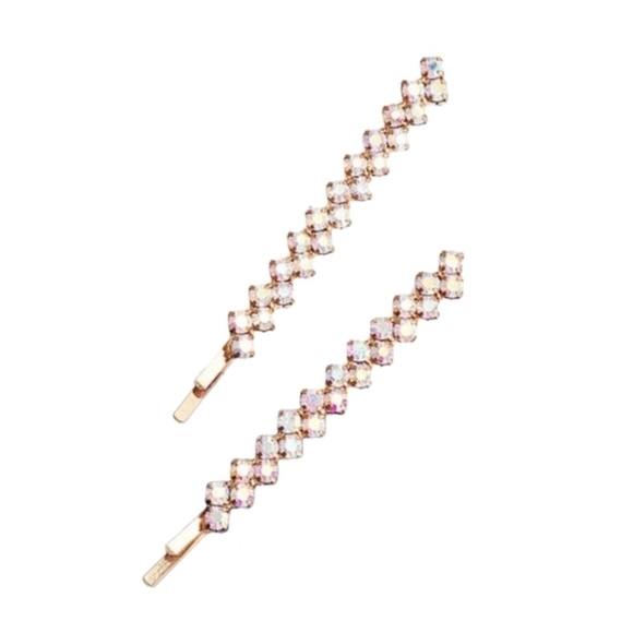Rhinestone Bobby Pin Set - Picture 2 of 5